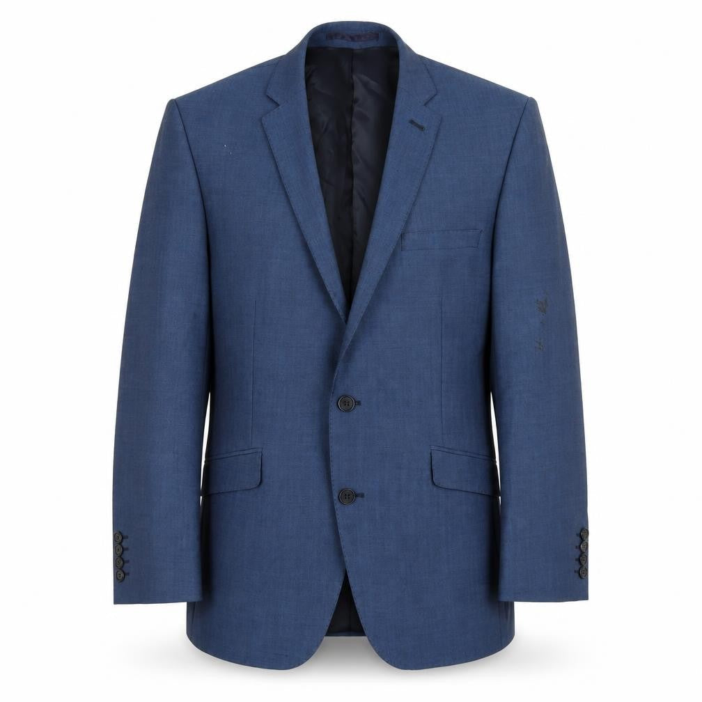 Mens UK Size 40 Racing Green Regular Blue Suit Jacket