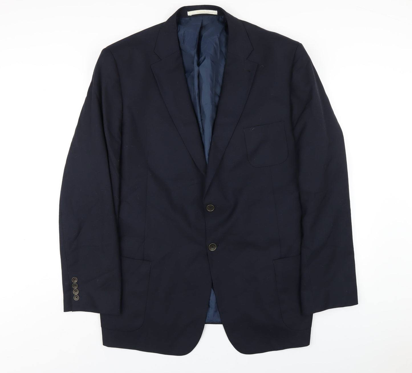 Mens UK Size 48 Marks and Spencer Regular Blue Suit Jacket