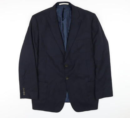 Mens UK Size 48 Marks and Spencer Regular Blue Suit Jacket