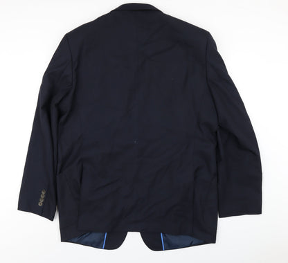 Mens UK Size 48 Marks and Spencer Regular Blue Suit Jacket