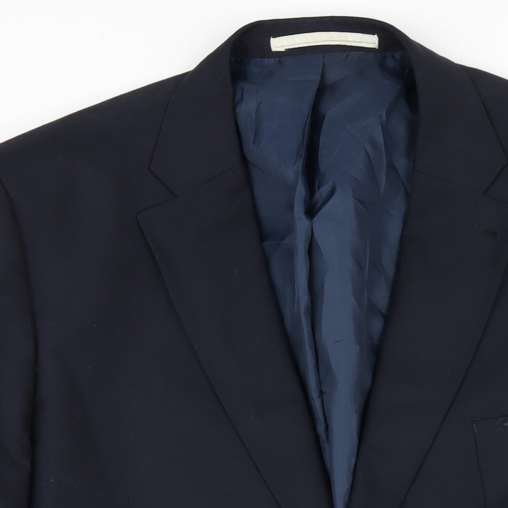 Mens UK Size 48 Marks and Spencer Regular Blue Suit Jacket