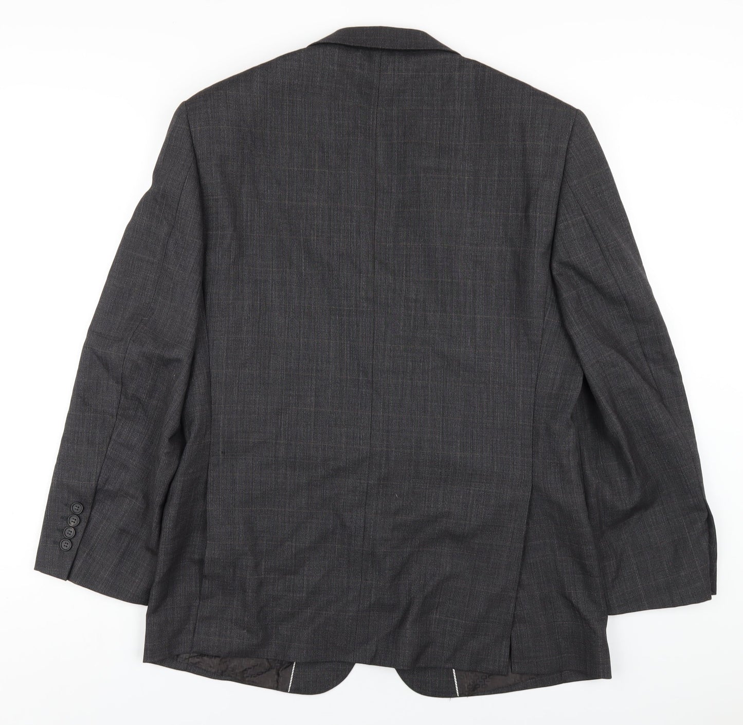 Autograph Mens Grey Wool Jacket Blazer Size 38 Regular