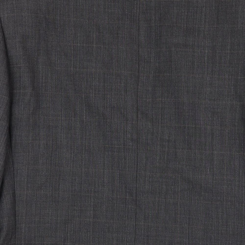 Autograph Mens Grey Wool Jacket Blazer Size 38 Regular