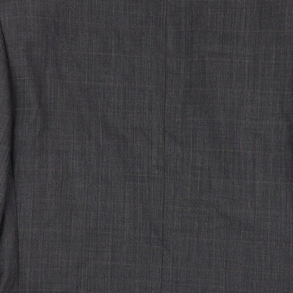 Autograph Mens Grey Wool Jacket Blazer Size 38 Regular