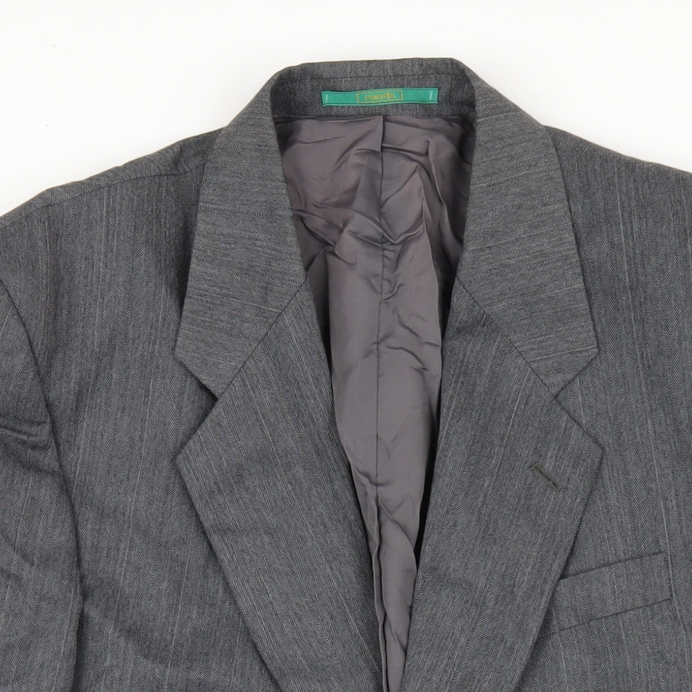 Mens UK Size 48 Canda Regular Grey Suit Jacket