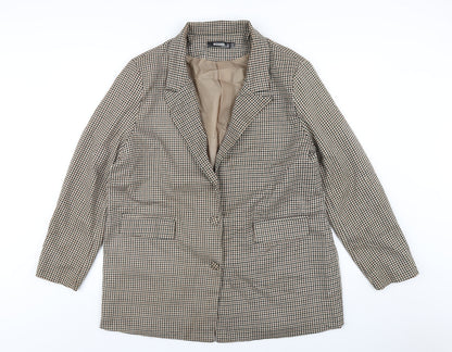 Womens UK Size 14 Missguided Brown Jacket