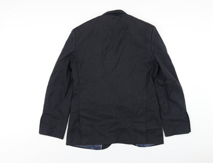 Mens UK Size 38 Fellini Regular Blue Suit Jacket