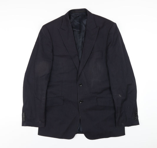 Mens UK Size 38 Linea Regular Blue Suit Jacket