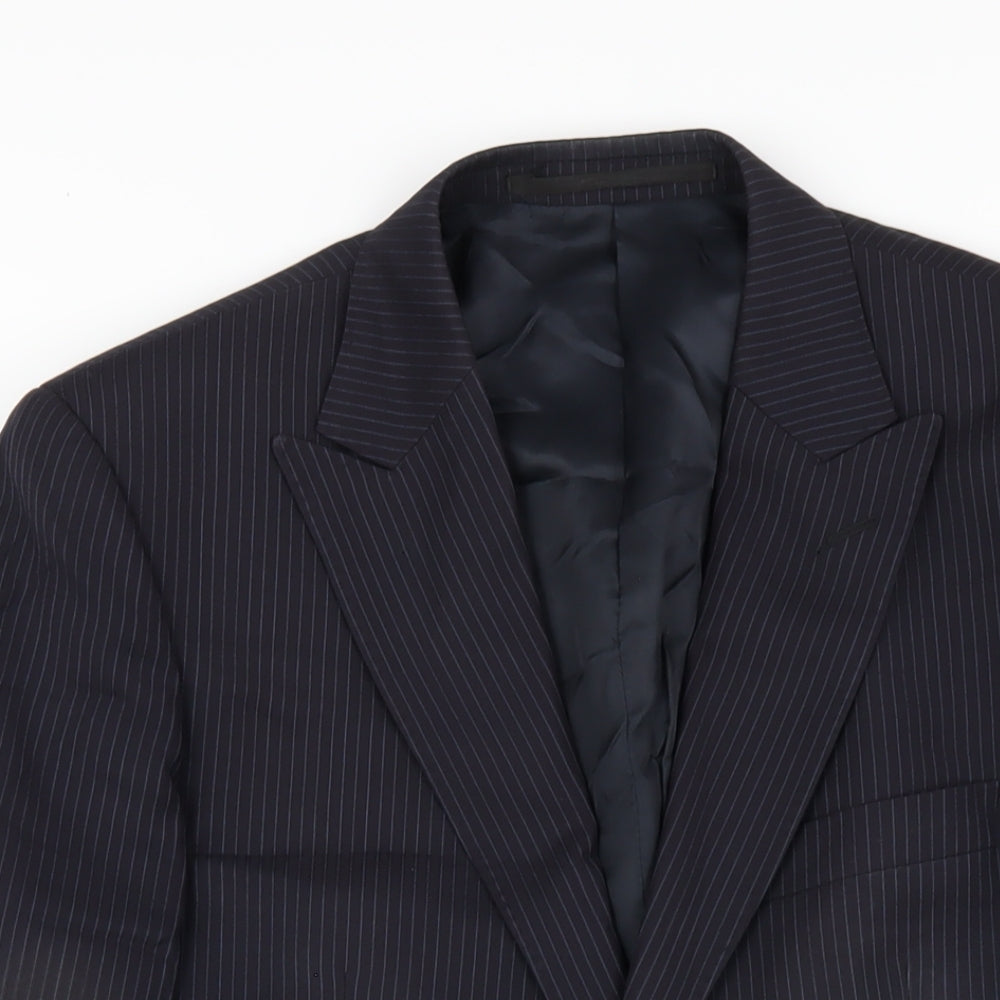 Mens UK Size 38 Linea Regular Blue Suit Jacket