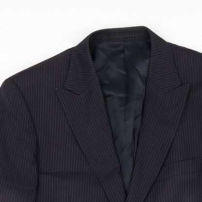 Mens UK Size 38 Linea Regular Blue Suit Jacket