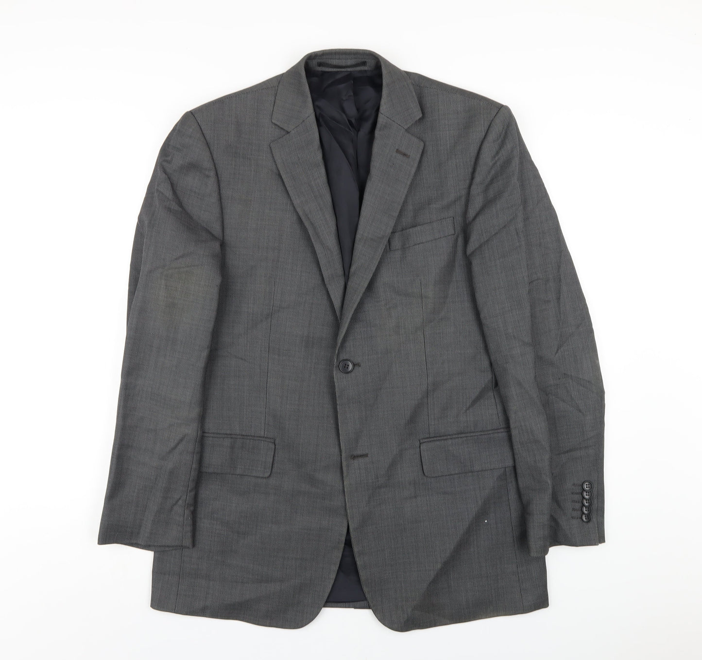 Mens UK Size 38 Linea Regular Grey Suit Jacket