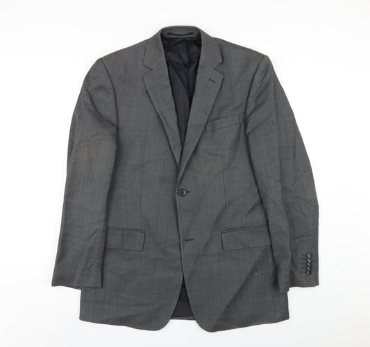 Mens UK Size 38 Linea Regular Grey Suit Jacket