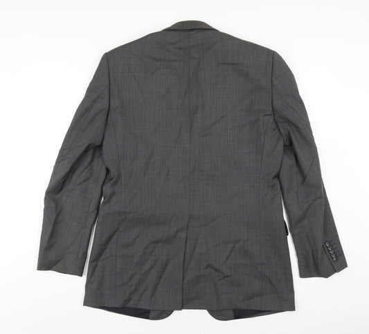 Mens UK Size 38 Linea Regular Grey Suit Jacket