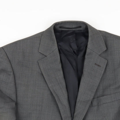 Mens UK Size 38 Linea Regular Grey Suit Jacket