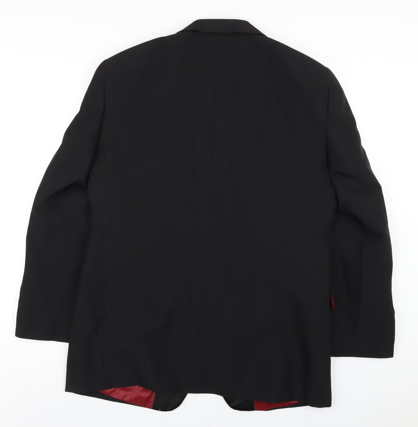Mens UK Size 40 Charlton Gray Regular Black Suit Jacket