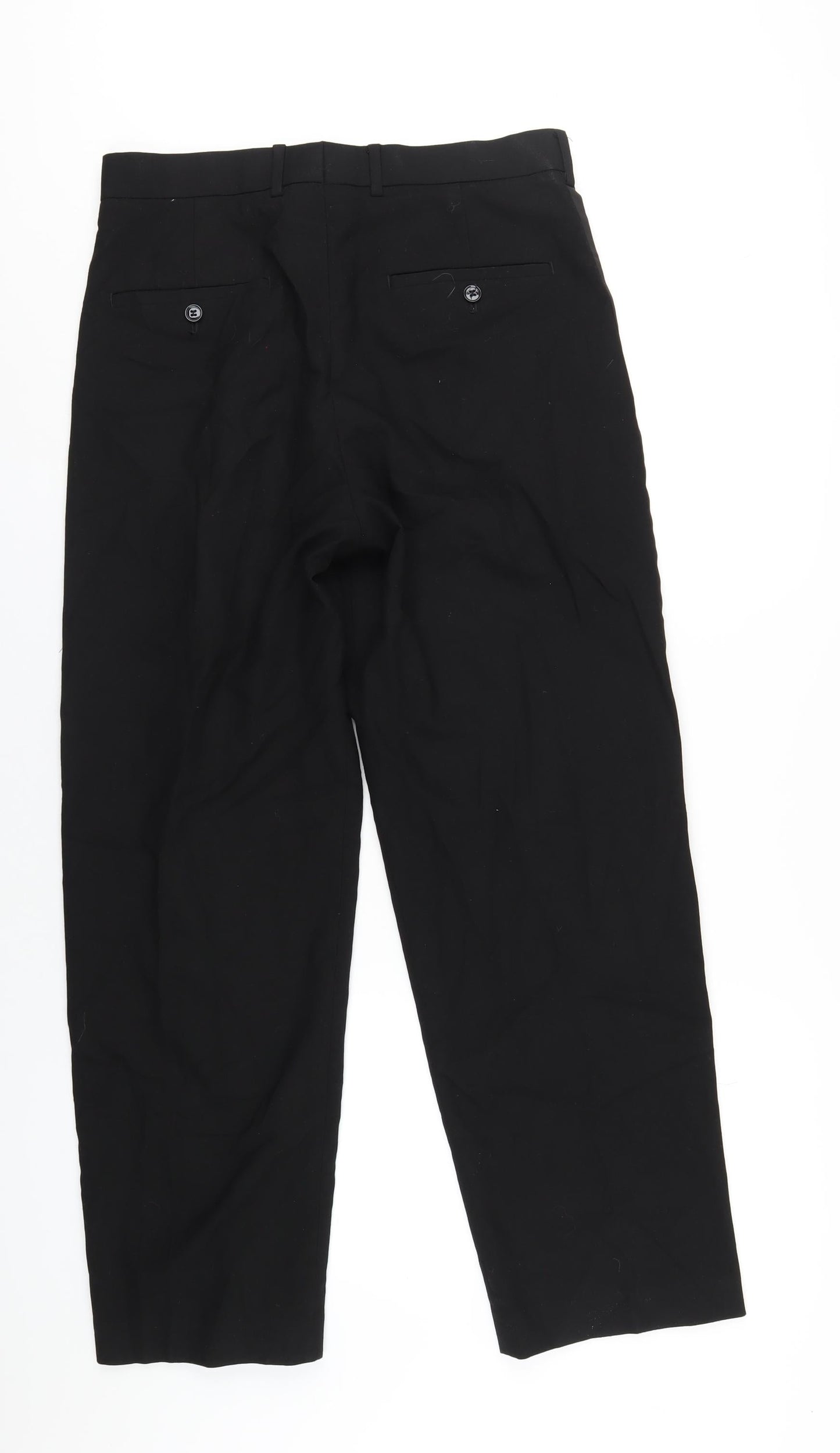 Mens UK Size 46 H&M Regular Black Suit Tuxedo