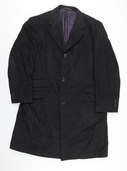 Mens UK Size L Greenwoods Grey Overcoat
