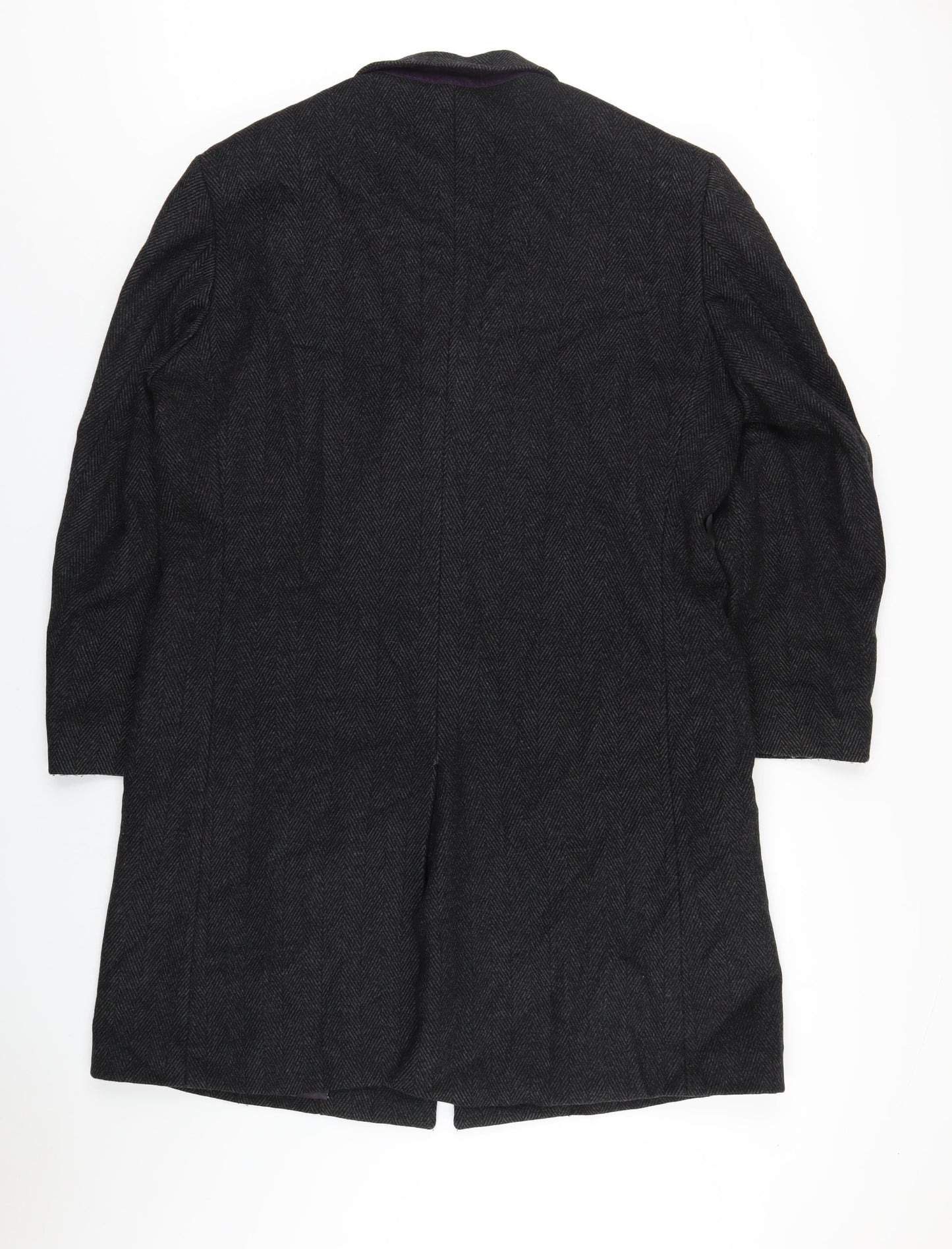 Mens UK Size L Greenwoods Grey Overcoat