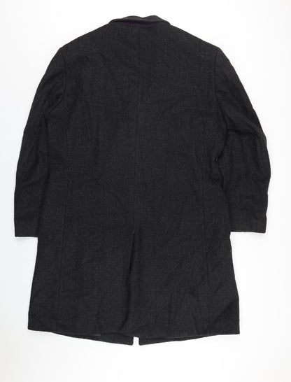 Mens UK Size L Greenwoods Grey Overcoat