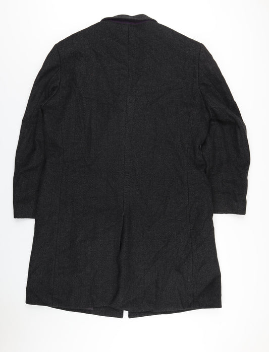 Mens UK Size L Greenwoods Grey Overcoat