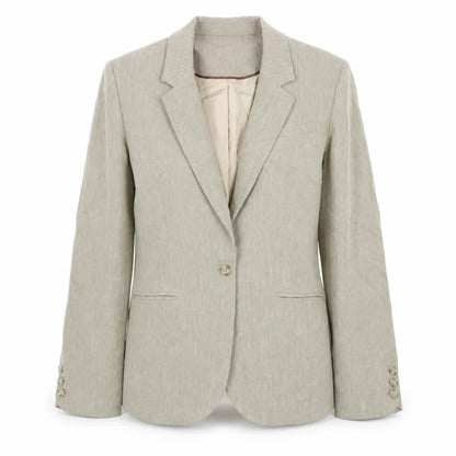 Womens UK Size 12 NEXT Regular Beige Blazer