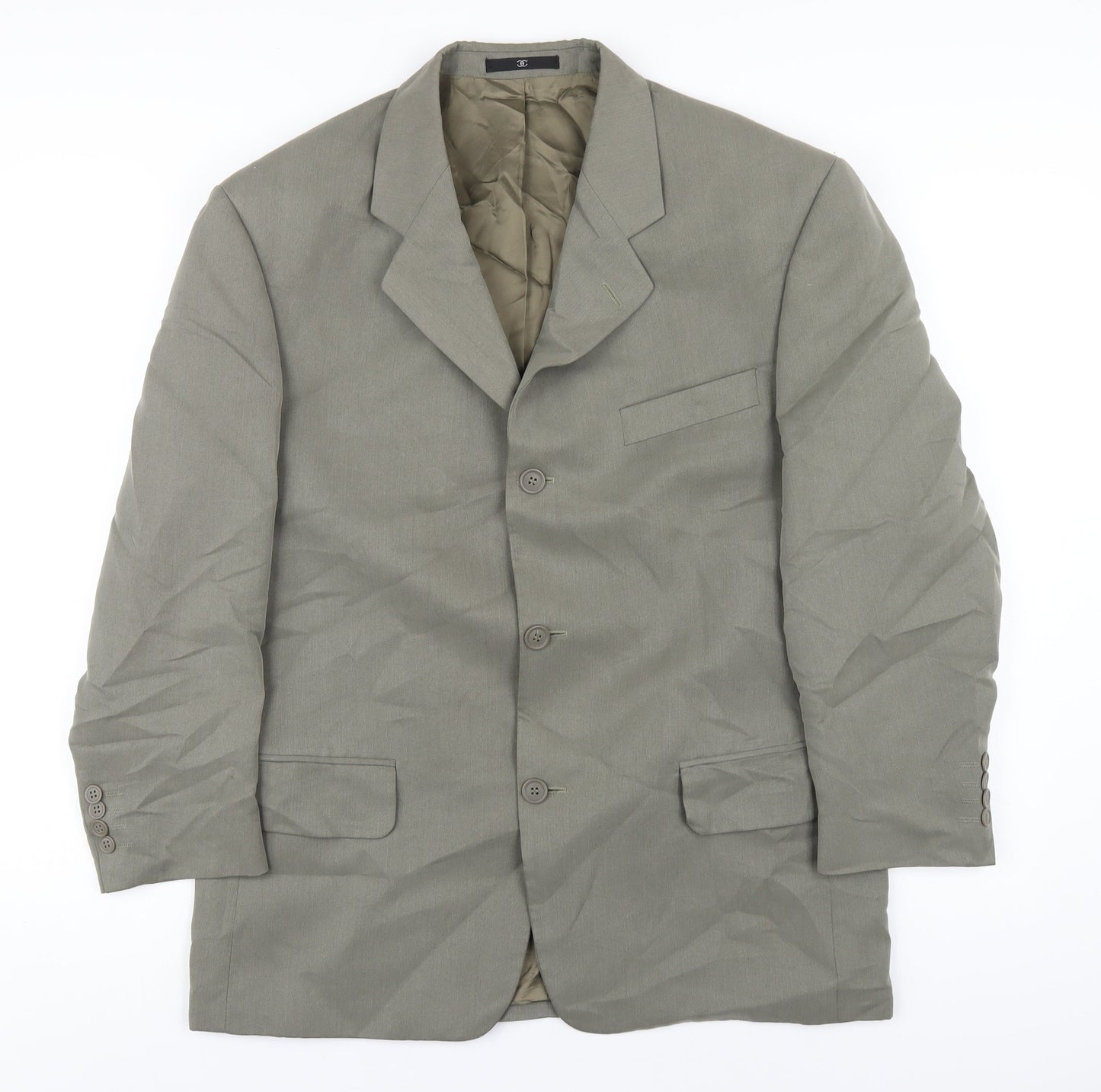 Mens UK Size 40 Ciro Citterio Regular Green Suit Jacket