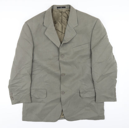 Mens UK Size 40 Ciro Citterio Regular Green Suit Jacket