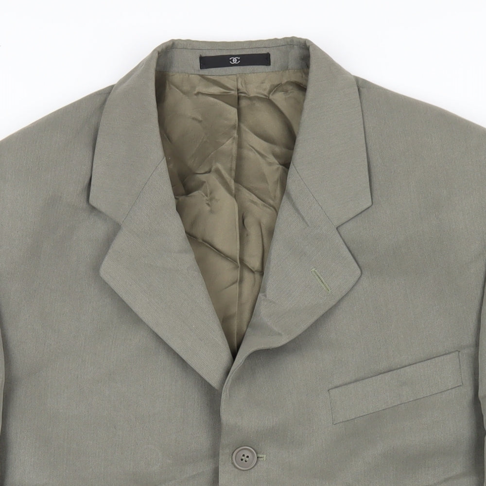 Mens UK Size 40 Ciro Citterio Regular Green Suit Jacket