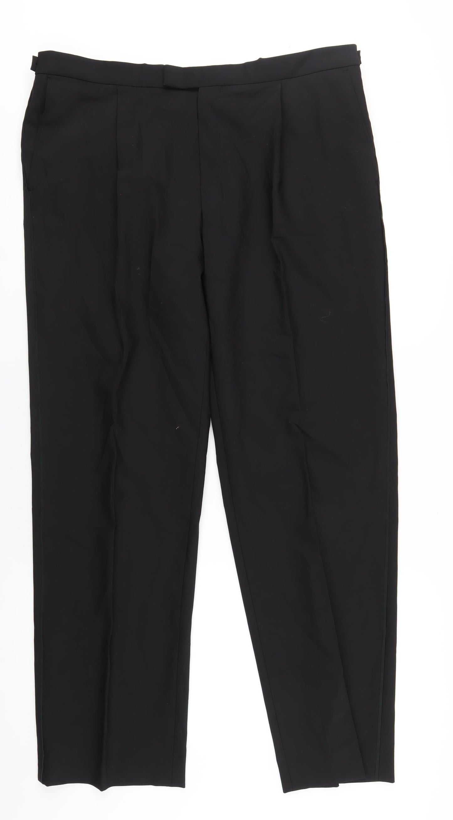 Mens UK Size 40 Marks and Spencer Regular Black Suit Tuxedo