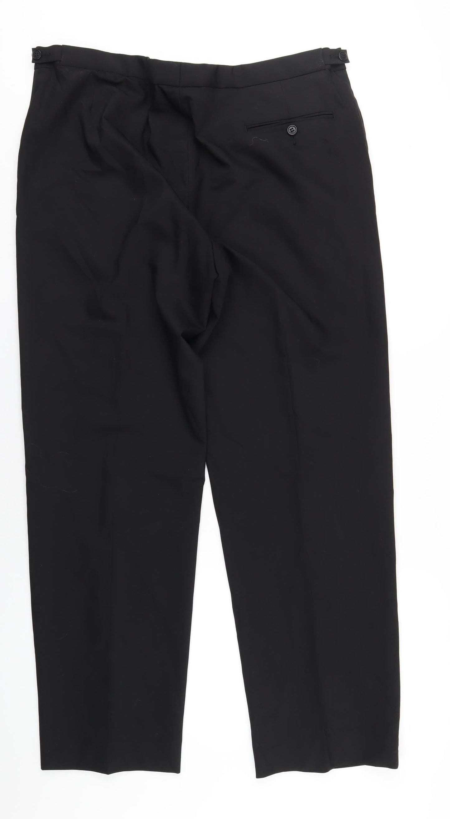 Mens UK Size 40 Marks and Spencer Regular Black Suit Tuxedo