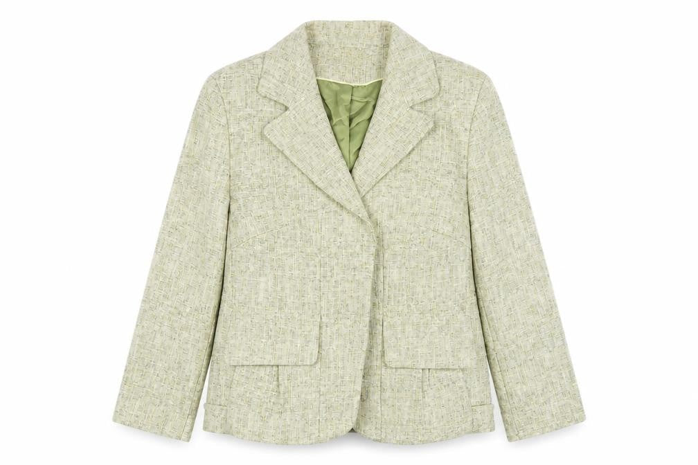 Next Womens Green Jacket Coat Size 12 Snap