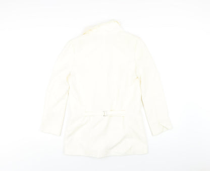 NEXT Womens Ivory Jacket Blazer Size 6 Button