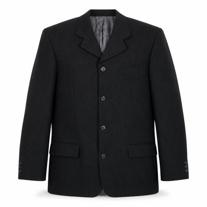 Mens UK Size 38 River Island Regular Black Suit Jacket