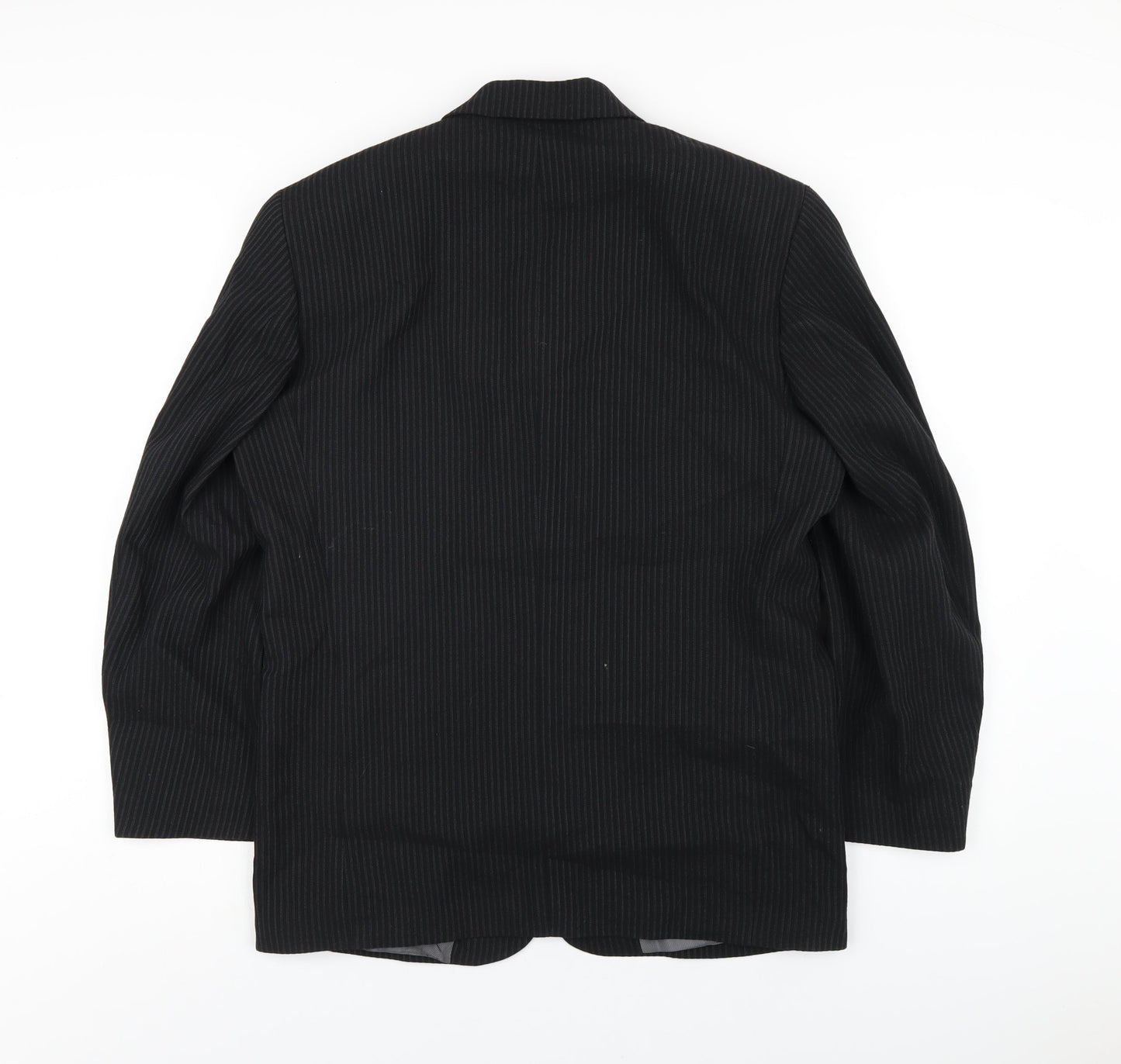 Mens UK Size 38 River Island Regular Black Suit Jacket