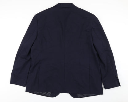 Mens UK Size 48 Marks and Spencer Regular Blue Suit Jacket