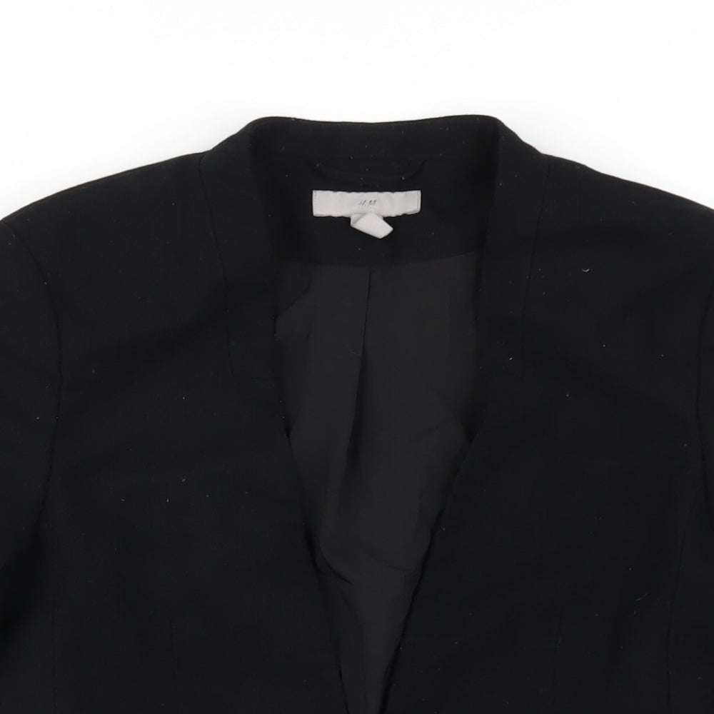 Womens UK Size 8 H&M Regular Black Blazer