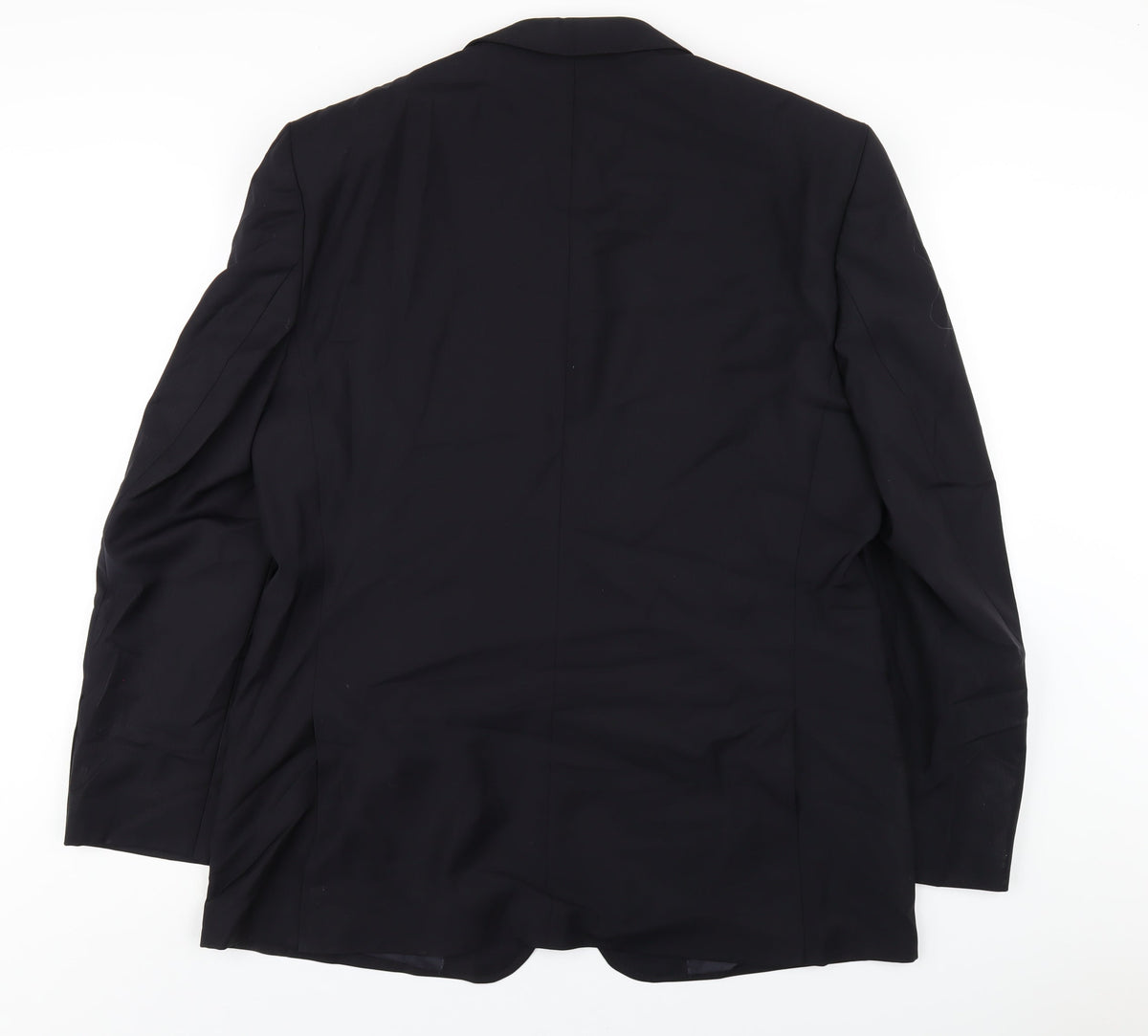 Zara Mens Blue Polyester Jacket Blazer Size 46 Regular