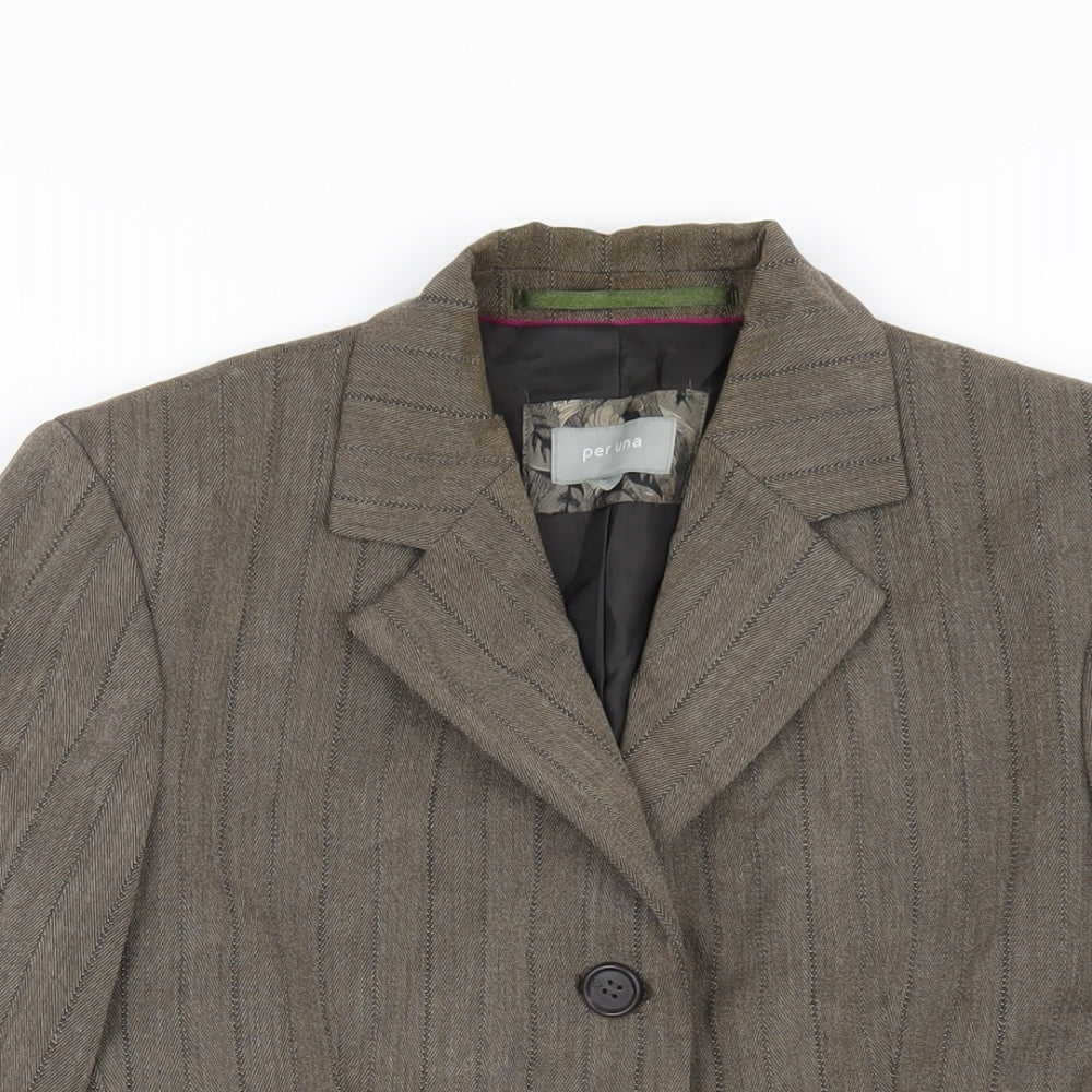 Womens UK Size 8 Per Una Brown Jacket