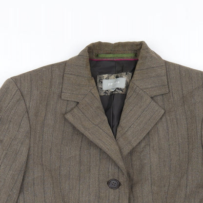 Womens UK Size 8 Per Una Brown Jacket