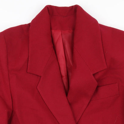 Womens UK Size 10 St Bernard Red Jacket
