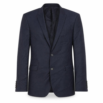 Hilton Weiner Mens Blue Wool Jacket Blazer Size 44 Regular