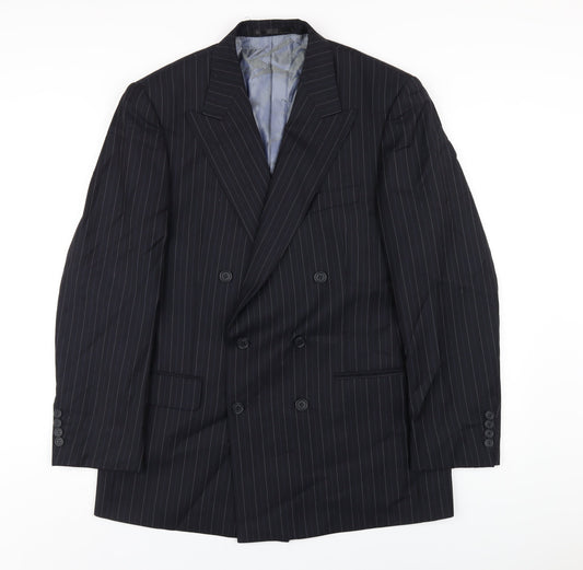 Mens UK Size 40 Marks and Spencer Regular Blue Suit Jacket