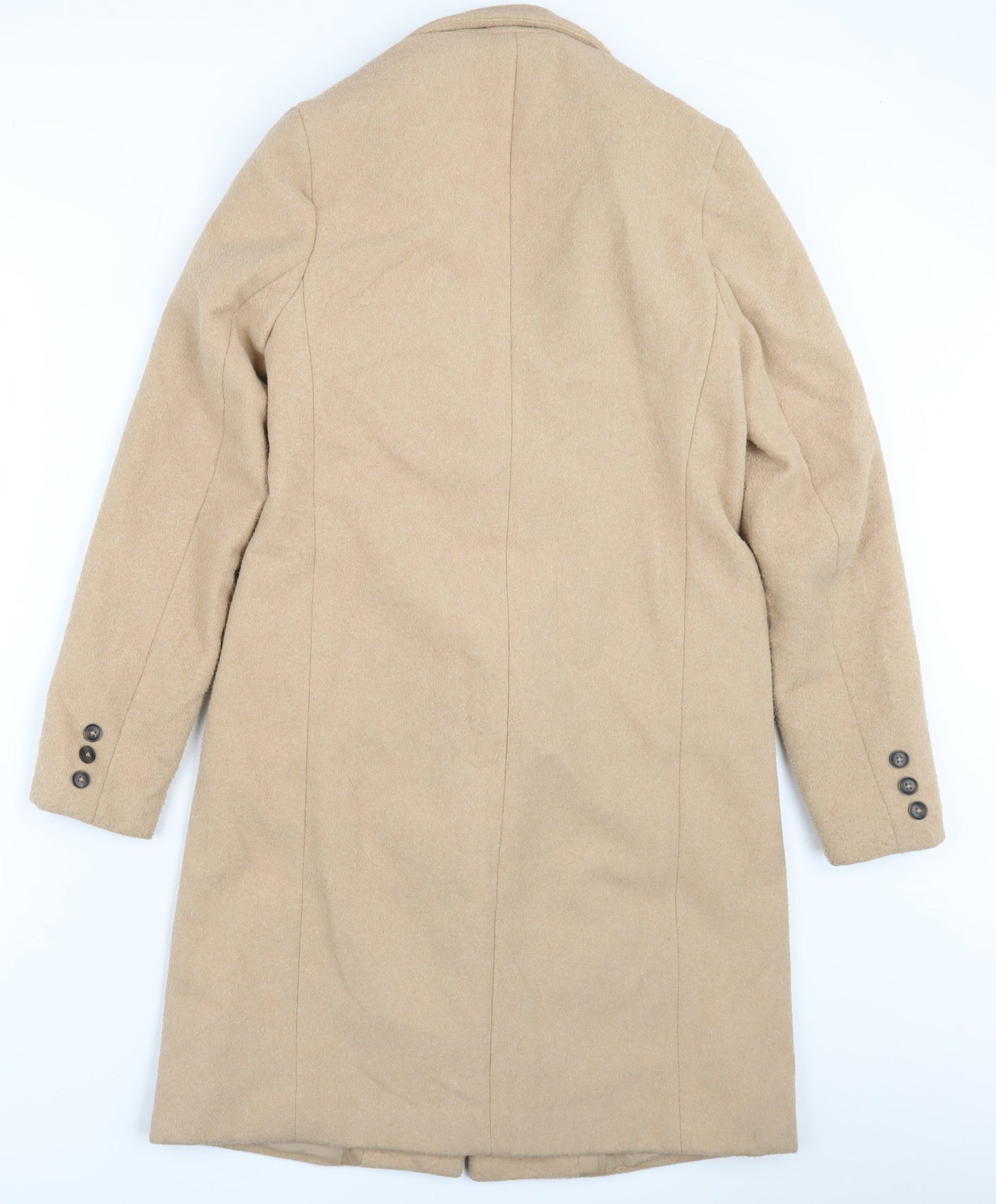 Womens UK Size 8 New Look Beige Overcoat