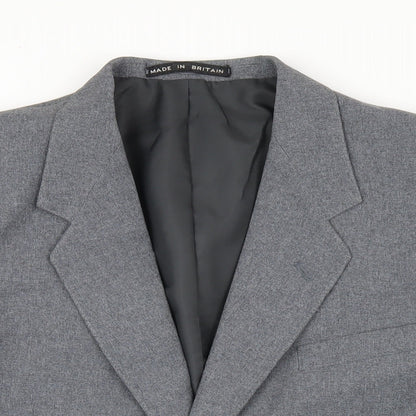 Mens UK Size 44 Dunn & Co Regular Grey Suit Jacket