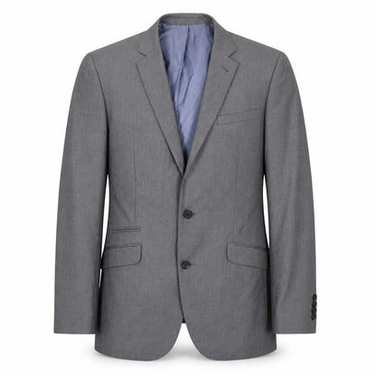 Cedarwood State Mens Grey Polyester Jacket Blazer Size 40 Regular