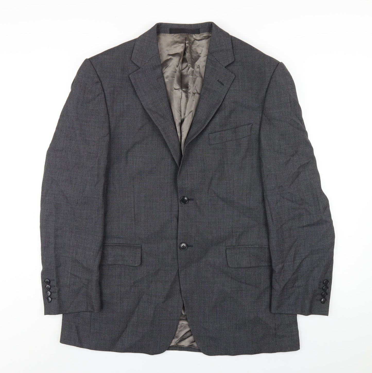 Mens UK Size 40 Marks and Spencer Regular Grey Suit Jacket
