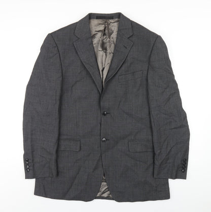 Mens UK Size 40 Marks and Spencer Regular Grey Suit Jacket