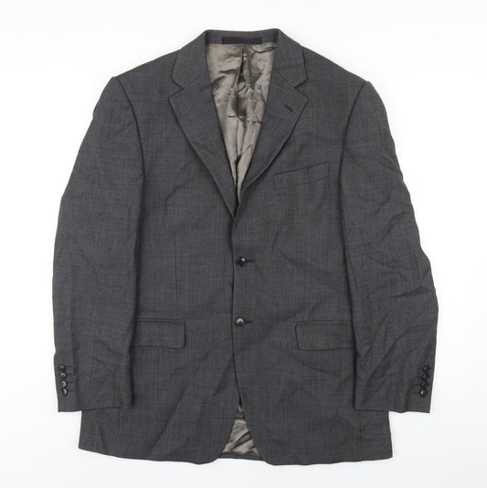Mens UK Size 40 Marks and Spencer Regular Grey Suit Jacket