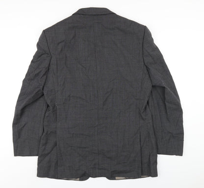 Mens UK Size 40 Marks and Spencer Regular Grey Suit Jacket