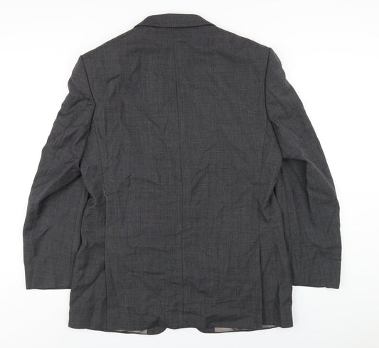 Mens UK Size 40 Marks and Spencer Regular Grey Suit Jacket
